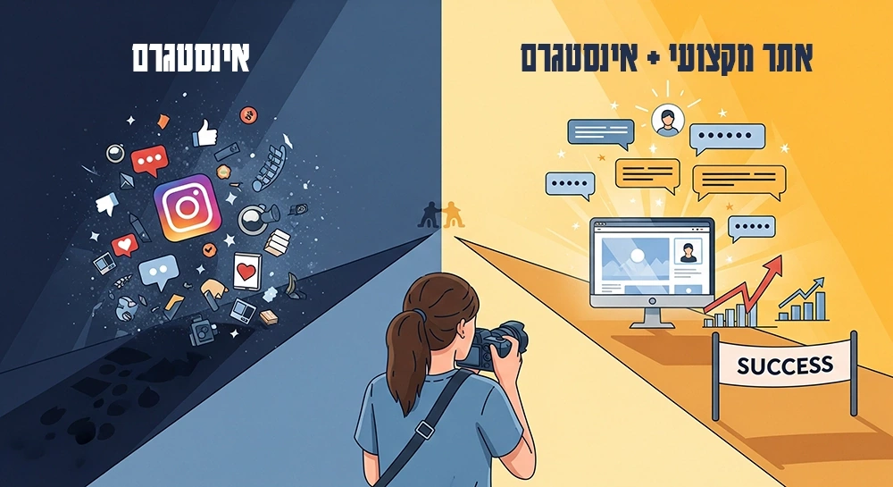 איך אתר צילום מביא יותר לקוחות מאינסטגרם