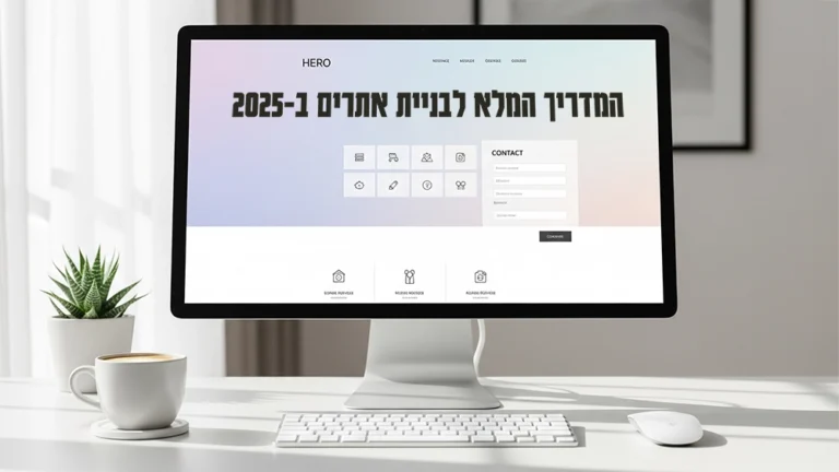 בניית אתרים לעסקים – המדריך המלא לבחירה נכונה ב־2025 - 3Pines Studio