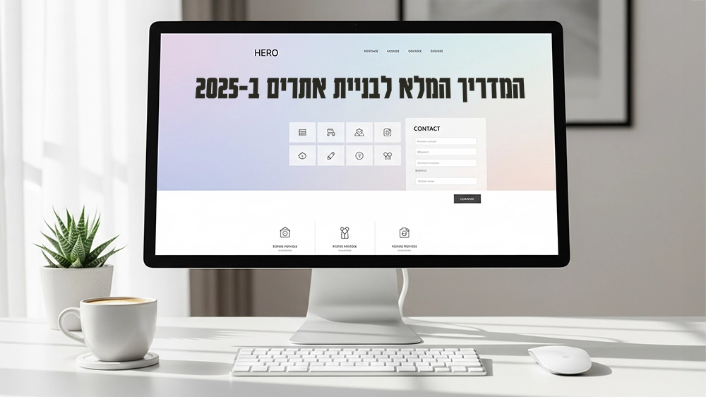 בניית אתרים לעסקים – המדריך המלא לבחירה נכונה ב־2025 - 3Pines Studio